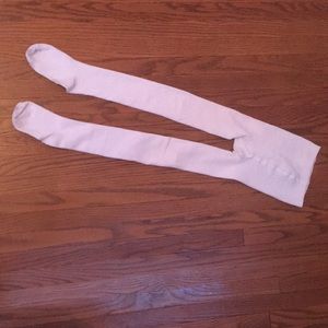 White kids tights